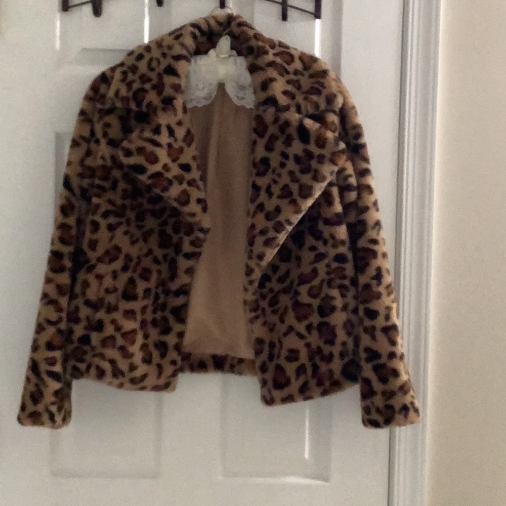 Elan leopard print jacket